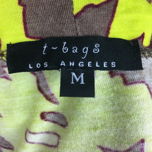 T-Bags Los Angeles, cowl neck, plunging dress - Picture 8 of 8